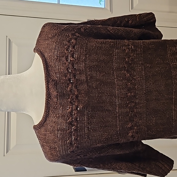 Ariat Brown Fringe top, size S/M *NWT* - Picture 4 of 11